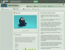 Tablet Screenshot of cute-monsters.deviantart.com