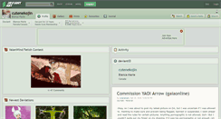 Desktop Screenshot of cutenekojin.deviantart.com