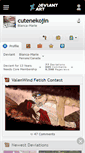 Mobile Screenshot of cutenekojin.deviantart.com