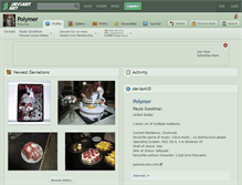 Tablet Screenshot of polymer.deviantart.com