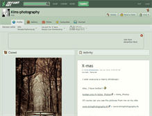 Tablet Screenshot of kims-photography.deviantart.com