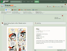 Tablet Screenshot of divalea.deviantart.com