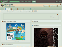 Tablet Screenshot of blackwood01.deviantart.com