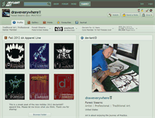 Tablet Screenshot of draweverywhere.deviantart.com