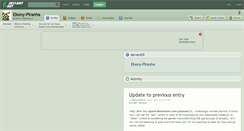 Desktop Screenshot of ebony-piranha.deviantart.com
