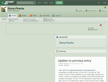 Tablet Screenshot of ebony-piranha.deviantart.com