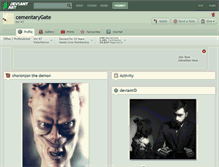 Tablet Screenshot of cementarygate.deviantart.com