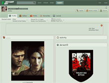 Tablet Screenshot of oxxxxxashxxxxxo.deviantart.com