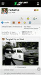 Mobile Screenshot of feltalive.deviantart.com