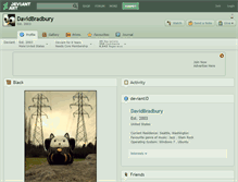 Tablet Screenshot of davidbradbury.deviantart.com
