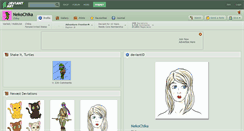 Desktop Screenshot of nekochika.deviantart.com