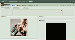 Desktop Screenshot of isabellatid.deviantart.com