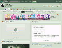Tablet Screenshot of ambientgray.deviantart.com