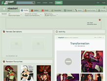 Tablet Screenshot of nisackori.deviantart.com