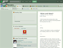 Tablet Screenshot of dev4all.deviantart.com