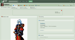 Desktop Screenshot of delpheus.deviantart.com