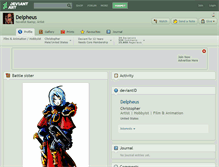 Tablet Screenshot of delpheus.deviantart.com