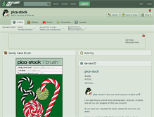 Tablet Screenshot of pica-stock.deviantart.com