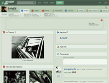 Tablet Screenshot of evilxelf.deviantart.com