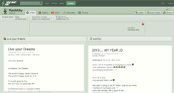 Desktop Screenshot of funchicky.deviantart.com