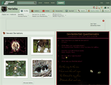Tablet Screenshot of nerialka.deviantart.com