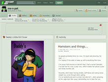 Tablet Screenshot of me-n-pet.deviantart.com