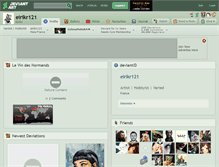Tablet Screenshot of eirikr121.deviantart.com