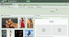 Desktop Screenshot of improvementinc.deviantart.com