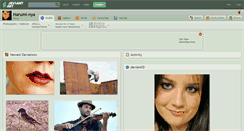 Desktop Screenshot of harumi-nya.deviantart.com