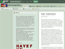 Tablet Screenshot of anti-sonxsalxelise.deviantart.com