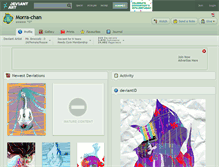 Tablet Screenshot of morra-chan.deviantart.com