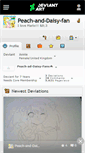 Mobile Screenshot of peach-and-daisy-fan.deviantart.com