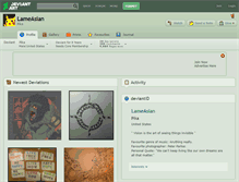 Tablet Screenshot of lameasian.deviantart.com