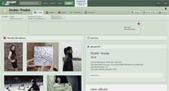 Desktop Screenshot of double--trouble.deviantart.com