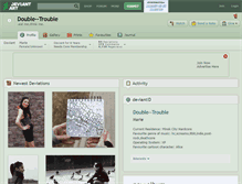 Tablet Screenshot of double--trouble.deviantart.com