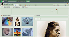 Desktop Screenshot of demonic-art-child.deviantart.com
