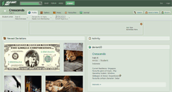 Desktop Screenshot of cresscendo.deviantart.com