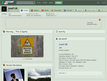 Tablet Screenshot of josef-uk.deviantart.com