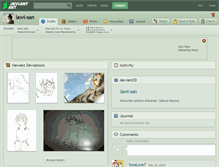 Tablet Screenshot of lawi-san.deviantart.com