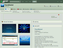 Tablet Screenshot of flameblasted.deviantart.com