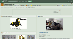 Desktop Screenshot of crystalphoenix14.deviantart.com