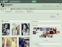 Tablet Screenshot of ikilledbarbie.deviantart.com