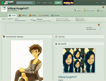 Tablet Screenshot of lollipop-hyuga0427.deviantart.com