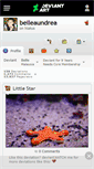 Mobile Screenshot of belleaundrea.deviantart.com
