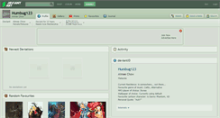 Desktop Screenshot of humbug123.deviantart.com