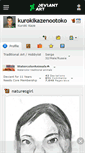 Mobile Screenshot of kurokikazenootoko.deviantart.com