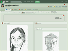 Tablet Screenshot of kurokikazenootoko.deviantart.com