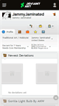 Mobile Screenshot of jammyjaminated.deviantart.com