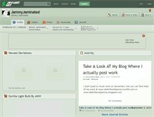 Tablet Screenshot of jammyjaminated.deviantart.com