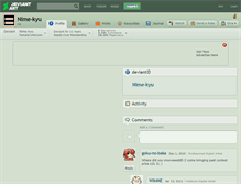 Tablet Screenshot of nime-kyu.deviantart.com